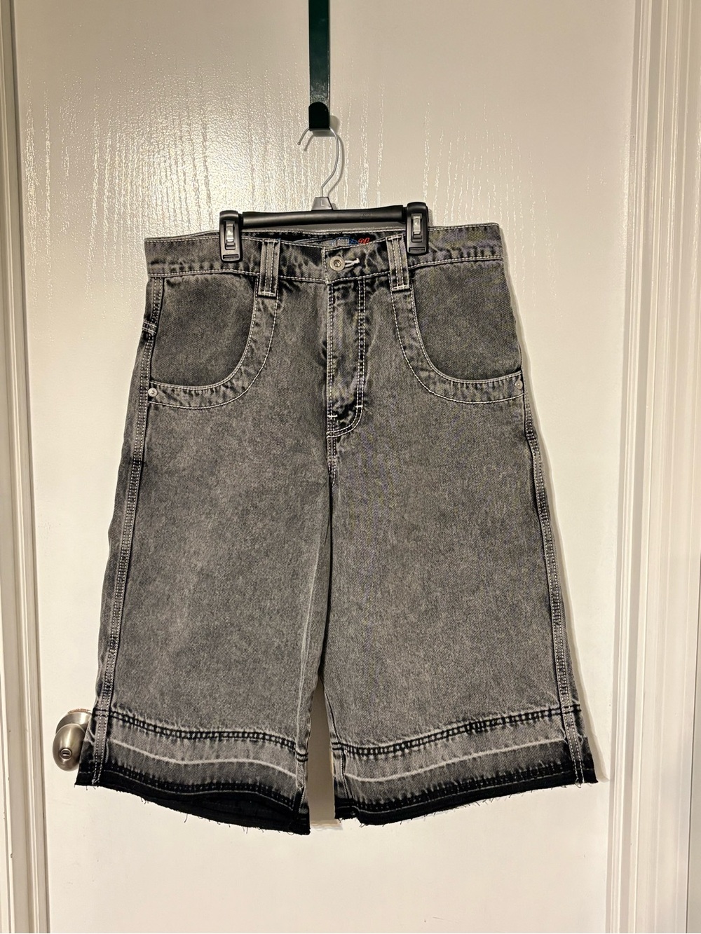 JNCO Twin Cannon Classics Vintage Moonlight Frayed Shorts 32x32